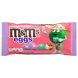 M&M'S Peanut Butter Eggs, Chocolate Easter Candy for Easter Basket Stuffers, Candy Dish, Desserts and More, 9.2 Ounces Bag