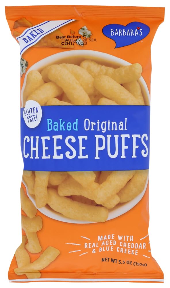 Barbara's Bakery Cheese Puff Bakes 5.5 oz. (Pack of 12)