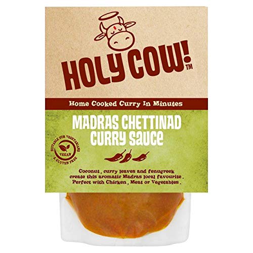Holy Cow! Madras Chettinad Curry Sauce 250g - Pack of 4