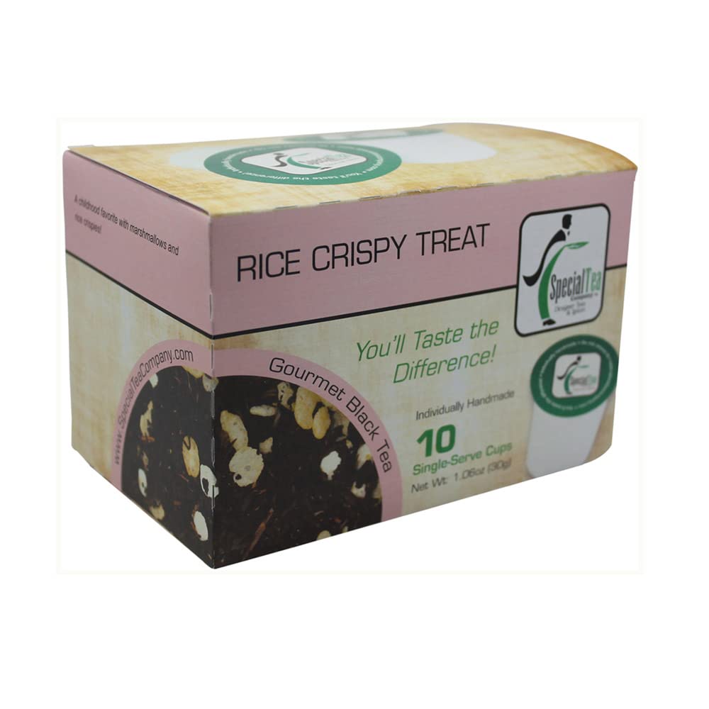 Special Tea Black Tea Single Serve Cup, Rice Crispy Treat, 1.06 Ounce