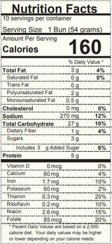 Vienna® Beef Poppyseed Hot Dog Buns (5.75") 120 count