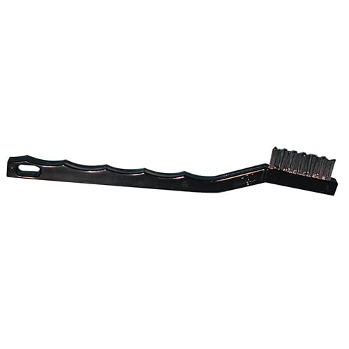BRASS WIRE-WOOD HANDLE