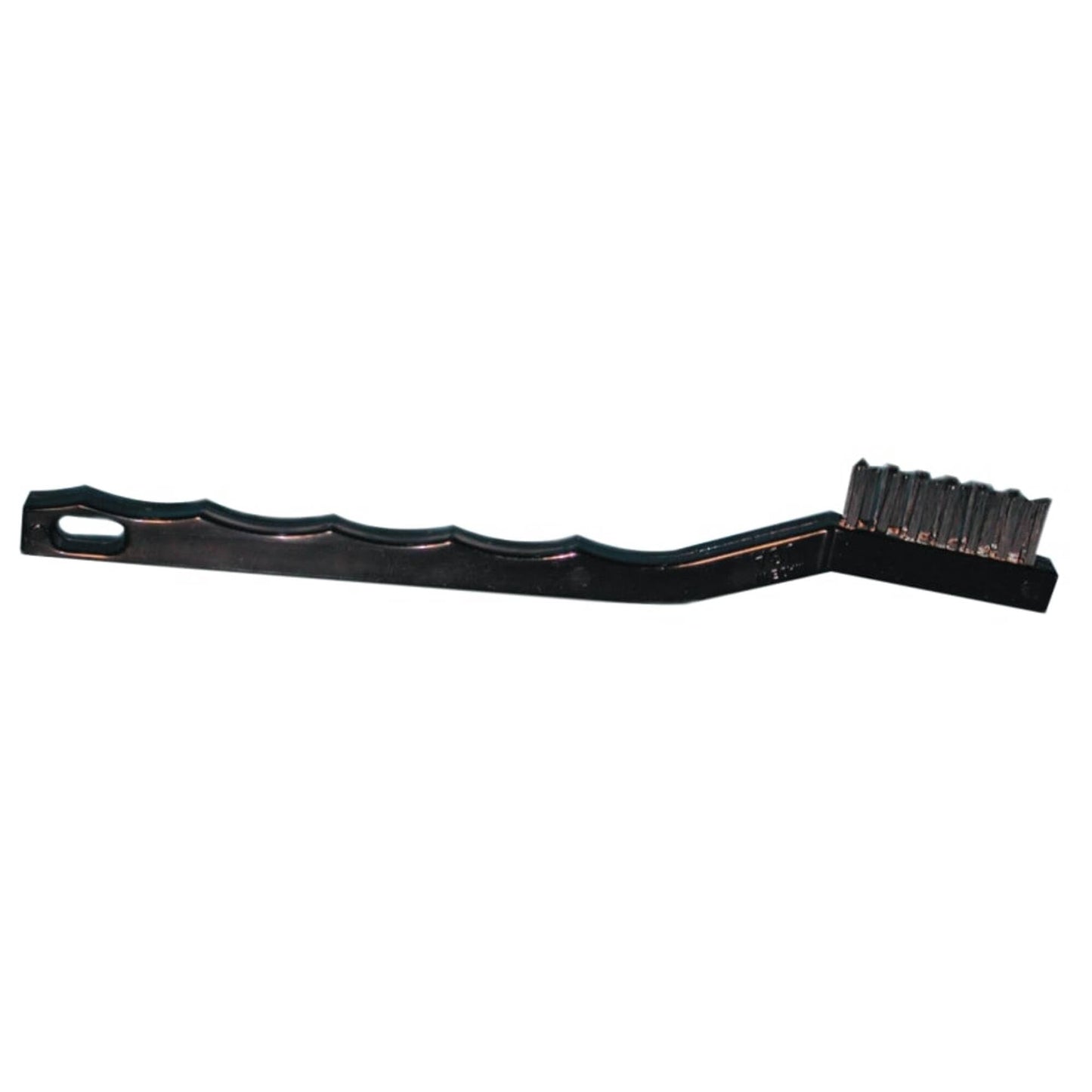 BRASS WIRE-WOOD HANDLE