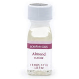 LorAnn Almond SS Flavor, 1 dram bottle (.0125 fl oz - 3.7ml - 1 teaspoon)