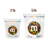 M&M’S WORLD Pre-Printed Halloween Candy - 2lbs of Bulk Candy in Resealable Pack for Halloween Party, Trick or Treat Favor, Halloween Dessert