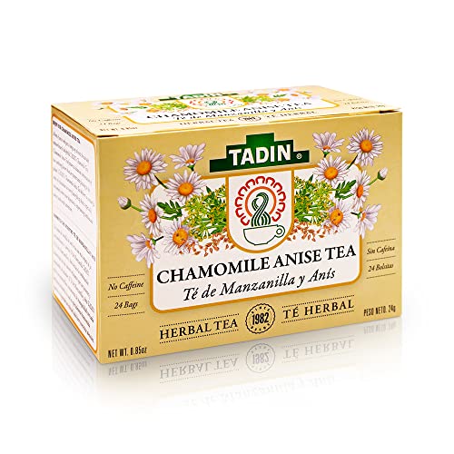 Tadin Tea Chamomile With Anise 24 Bags - Te De Manzanilla Con Anis