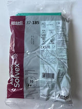Ansell Sol-Vex 37-185-10 X-Large Glove 18" Size 10 (1 Pair) Unlined Nitrile Gloves Sandpatch Finish