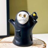 Ghost ornaments skull wizard faceless horror ornaments home desktop resin ornaments (a style)