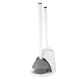 ToiletBuddies Toilet Brush & Plunger Set - Toilet Bowl Cleaner Brush and Holder, 2 in 1 Bristle Toilet Brush & Plunger Set for Bathroom