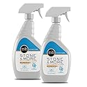 MB-5 Stone & More 2 Pack All Purpose Cleaning Spray Kitchen Counter Cleaner Spray for Marble and Granite- No Streak Formula for Stone, Glass, Granite