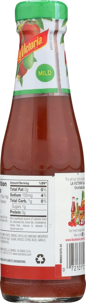 La Vic Red Taco Sce Mild, 8 ounce - 12 per case