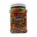 Sour Drops Chews Candy Snack Vegan Sour Gummies in Assorted Flavor Vegan Gluten Free (3.25 lb jar)