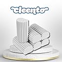 Cleento Damp Duster Cleaning Sponge, Multi-Surface Dust Cleaner Magic Eraser for Blinds, Hair, Glass, Mirrors, Car, Baseboards & Window Grooves - All