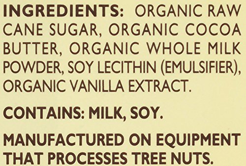 Green & Black's Organic White Chocolate with Vanilla, 30% Cacao, 3.5 Ounce Bars (Pack of 10)