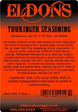 Eldon's Thuringer Smoked Sausage Seasoning (Seasons 170 of Meat)