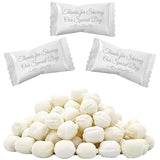 The Dreidel Company 110-Pack Wedding Buttermints, Mint Candies, After Dinner Mints, Butter Mint Candy, Fat-Free, Individually Wrapped (110 Pieces)