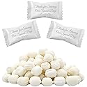 The Dreidel Company 110-Pack Wedding Buttermints, Mint Candies, After Dinner Mints, Butter Mint Candy, Fat-Free, Individually Wrapped (110 Pieces)
