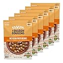 A Dozen Cousins Vegan Mexican Pinto Cowboy Beans 6pk, Seasoned Healthy Microwave Beans in Avocado Oil, Ready to Eat Prepared Food, Easy Plant Protein