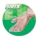 Sirix Vinyl Gloves, Powder Free, Medium, 100 Per Box, clear (SCPFVGFH04-Box)