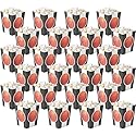 Basketball Popcorn Boxes, 24 Pieces, Birthday and Sports Themed Party Supplies