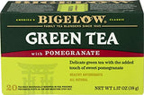 Bigelow Tea Green with Pomegranate 20 Bags (Pack of 3)