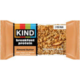KIND Breakfast Protein Bars, Almond Butter, Gluten Free, Low Sodium, Healthy Snacks, 8g Protein, 30 Count (30 Packs of 2 Bars)