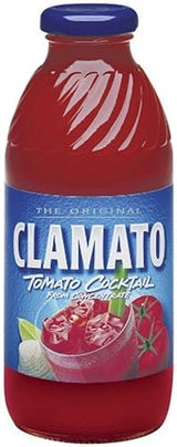 Clamato Juice, 16-Ounce Glass Bottles (Pack of 12)