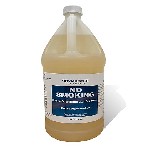 NO SMOKING Liquid Textile Deodorizer for Smoke Odor Elimination & Cleaning, Smoke Odor Eliminator & Cleaner, Fire & Tobacco Smoke Cleaner from all
