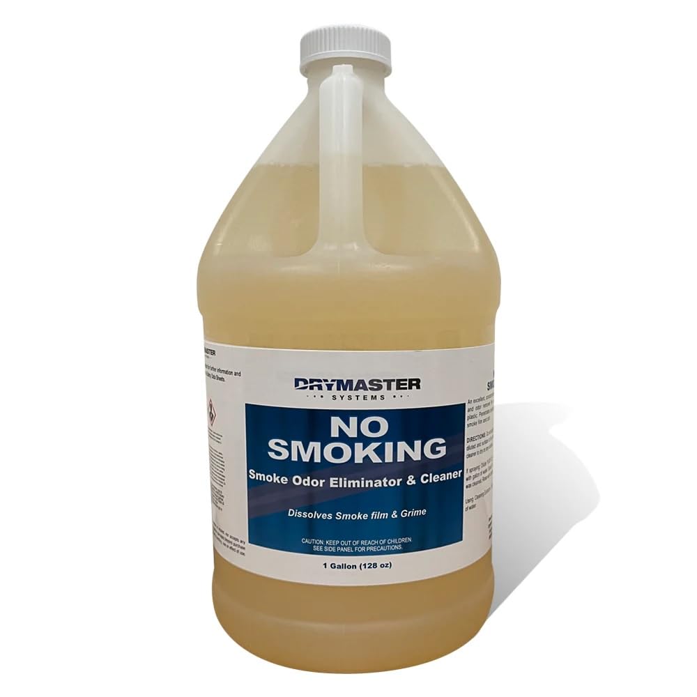 NO SMOKING Liquid Textile Deodorizer for Smoke Odor Elimination & Cleaning, Smoke Odor Eliminator & Cleaner, Fire & Tobacco Smoke Cleaner from all