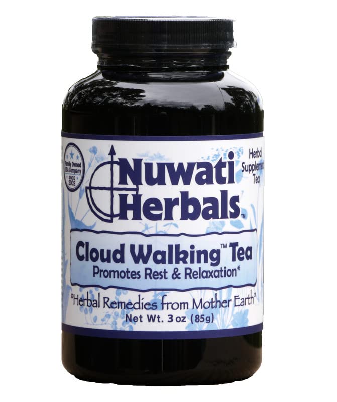 Nuwati Herbals Cloud Walking Herbal Tea Blend - Promotes Rest and Relaxation - Loose Leaf Tea, 3 Ounces