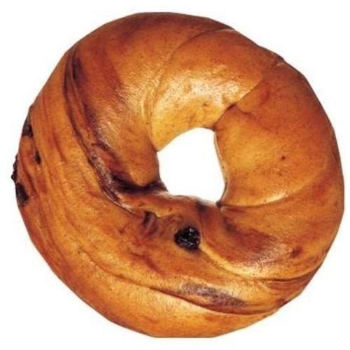 Burry Foodservice Thaw and Sell Sliced Cinnamon Raisin Bagel, 4 Ounce -- 36 per case.