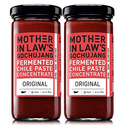 Mother-In-Law's Kimchi Fermented GOCHUJANG Chile Paste, Original - 10 Oz | Pack of 2