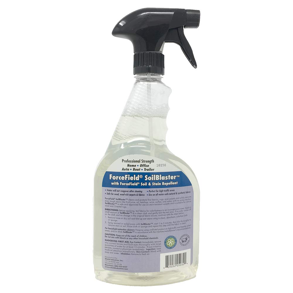 ForceField® SoilBlaster Stain Remover for Clothes, Carpets, Upholstery & More - 32oz