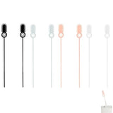 NentMent 8 Pack Iced Coffee Cups Straw Cleaner Brush 3 in 1 Drinking Straws Brush Insulated Tumblers Cleaning Brush for Flip Straw Tumbler Water