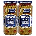Goya Salad Olives, Pitted Manzanilla Spanish Olives with Pimientos, Tangy, Flavorful for Cocktails, Tapas, Salads, and Snacking, 2-Pack (7 oz Jars)