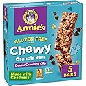 Annie's Gluten Free Chewy Granola Bars, Double Chocolate Chip, 5 Bars, 4.9 oz