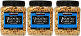 Kirkland Signature Unsalted Cashews, 2.5 Pound (3 Pack)