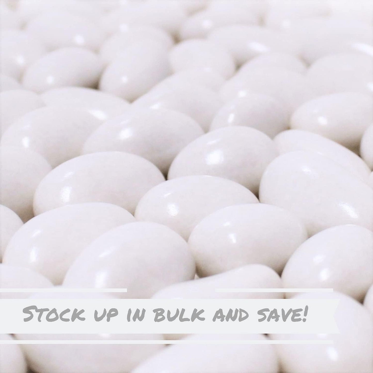 Sugar Free White Jordan Almonds by Its Delish, 10 Lbs Bulk Bag | Candied Almond Nut with Hard Candy Coating | No Sugar Added | Bulk Wedding Favors