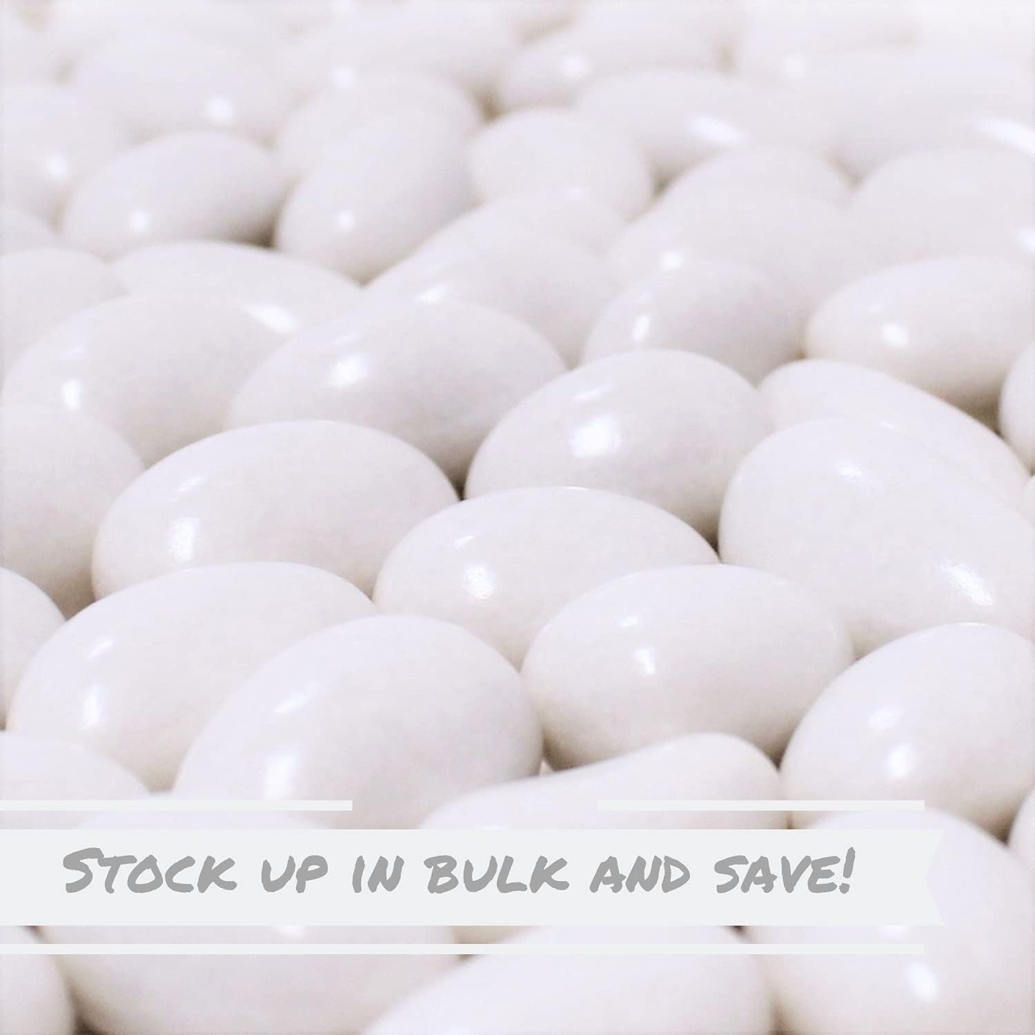 Sugar Free White Jordan Almonds by Its Delish, 10 Lbs Bulk Bag | Candied Almond Nut with Hard Candy Coating | No Sugar Added | Bulk Wedding Favors