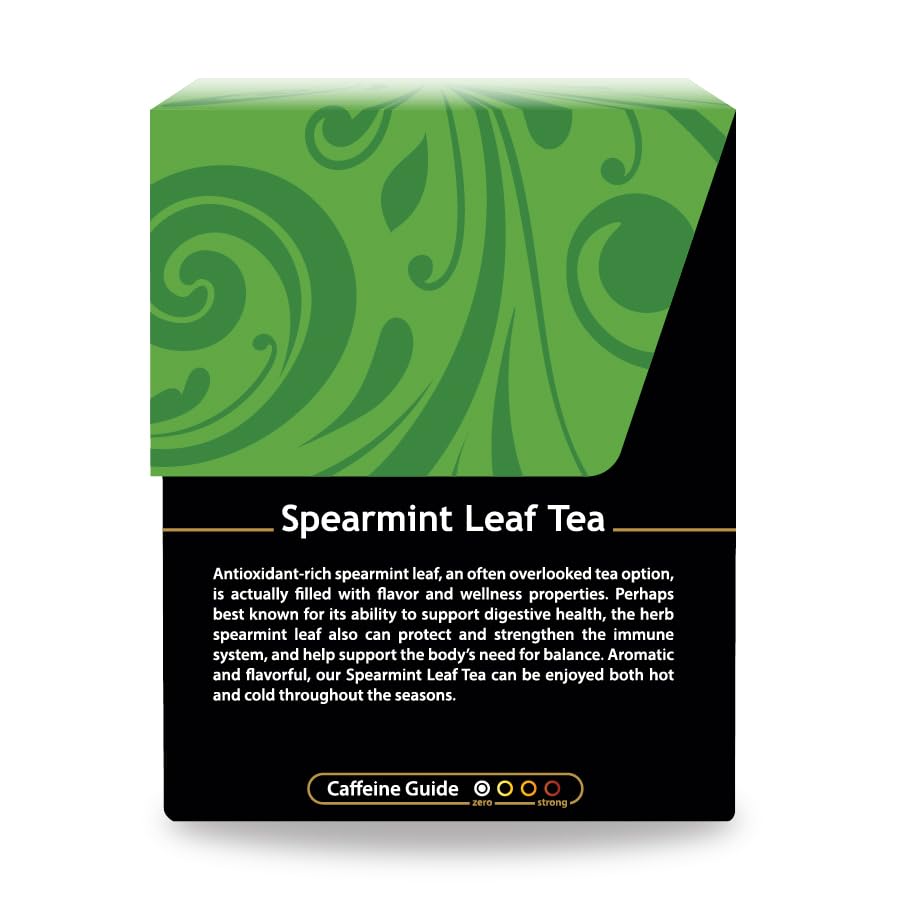 Buddha Teas Organic Spearmint Tea - OU Kosher, USDA Organic, CCOF, 18 Bleach-Free Tea Bags
