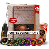 Caffè di Artisan Liquid Coffee Pods - Premium Single-Serve Coffee for Cold Brew concentrate, Iced Coffee & Hot Coffees - Machine-Free, Eco-Friendly