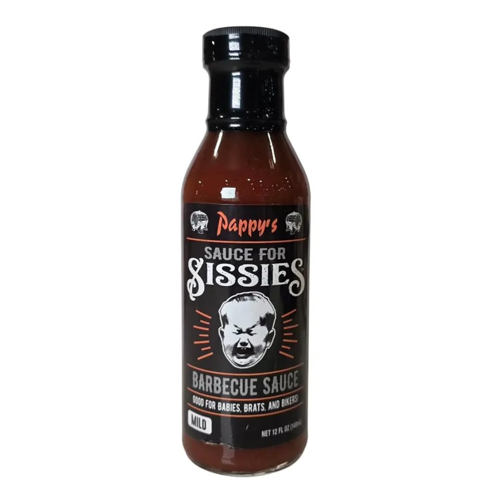 BOURBON Q Bbq Sauce Pappys Sauce For Sissies, 12.7 FZ