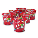 Kellogg's Froot Loops Breakfast Cereal, Single-Serve 1.5Oz Cup, 6 Cups/Box