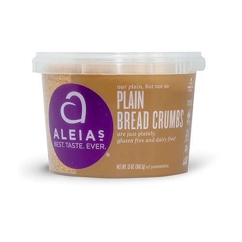 Aleia’s Gluten Free Plain Bread Crumbs - 13oz (1 Pack) - Breading for Chicken, Meatloaf & More - Non-GMO, Dairy Free, Low Sodium, Kosher