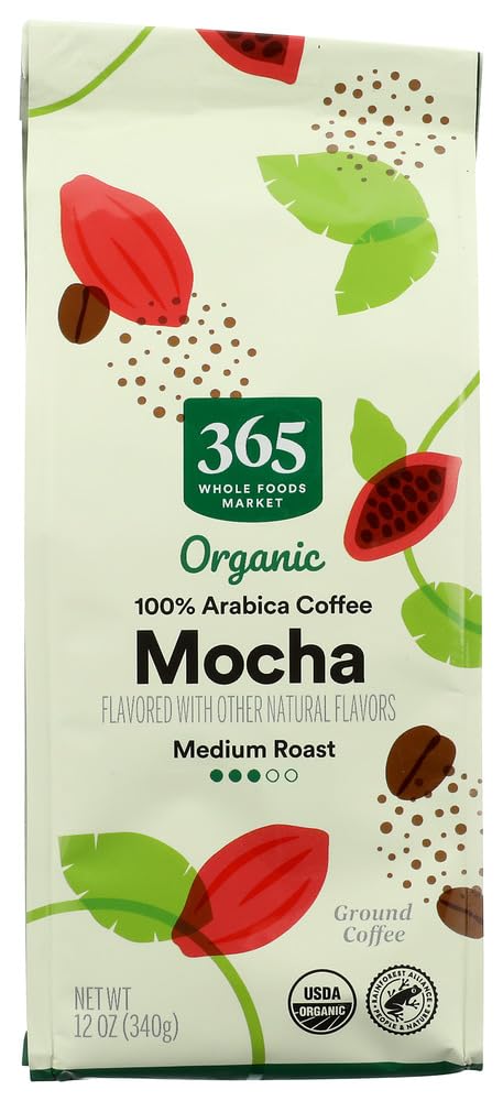 365 by Whole Foods Market Organic Mocha Ground Coffee, 12 OZ