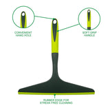 Pine-Sol Durable Plastic Squeegee - All-Purpose Cleaning Tool | Streak-Free Drying for Windows, Bathroom, Shower Doors, Car Glass