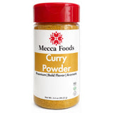 Curry Powder, Authentic Blend of Spices, Warm & Aromatic Flavor, All-Purpose Seasoning for Indian & Caribbean Cooking, 3.5 oz Jar by Mecca Foods