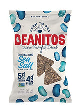 Beanitos Black Bean Chips with Sea Salt, The Healthy, High Protein, Gluten free, and Low Carb Vegan Tortilla Chip Snack, 5 Ounce A Lean Bean Protein