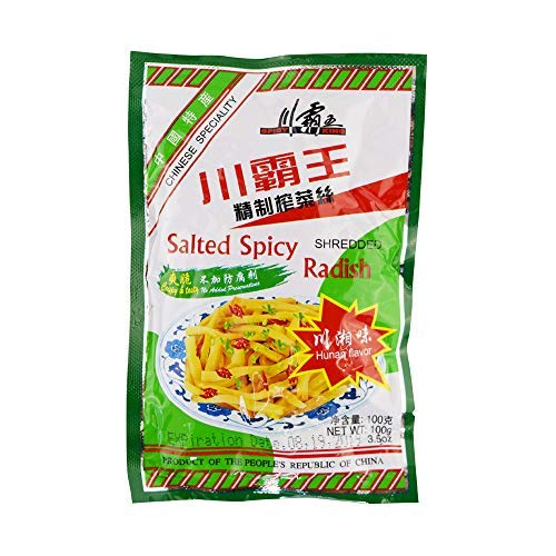 Spicy King Salted Spicy Shredded Radish (Pack of 4) ??????