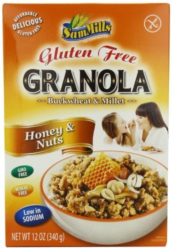 Gluten Free Granola Honey and Nuts 12 Ounces (Case of 6)